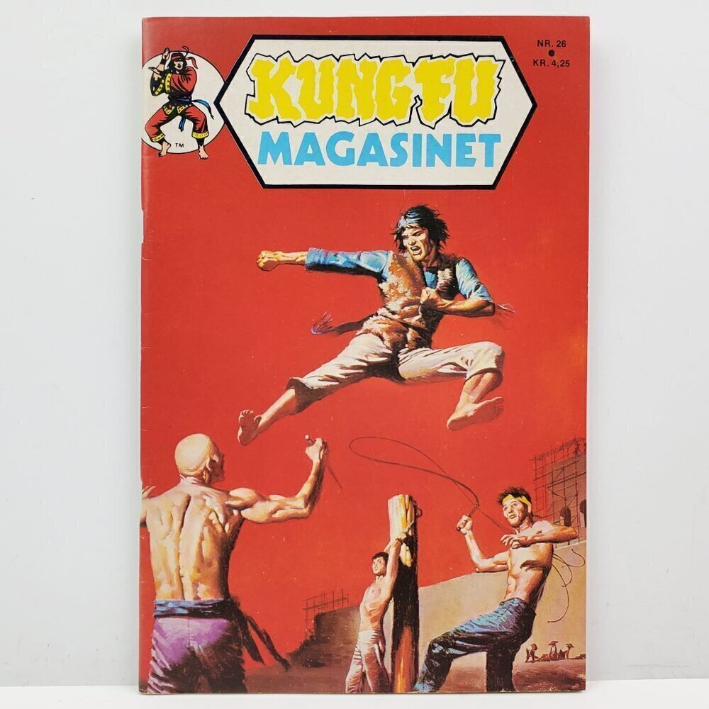 Kung Fu Magasinet #26 Comic Book Danish Vintage 1977 Martial Arts VF
